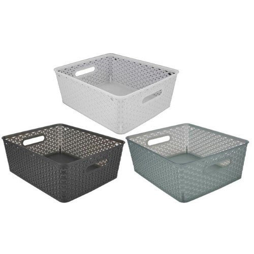 Plastic Basket 13x11x5"
