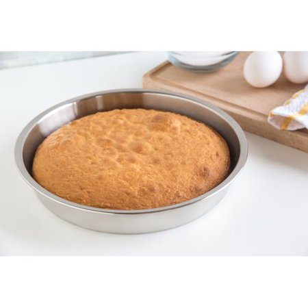 9 inch round stainless steel pan