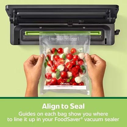 FoodSaver® Quart Pre-Cut Vacuum Seal Bags 1 quart 19 bags￼