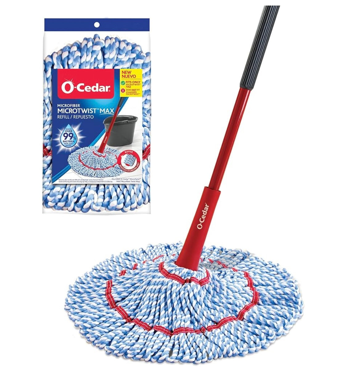 O-cedar mop micro twist max ￼ extra refill ￼