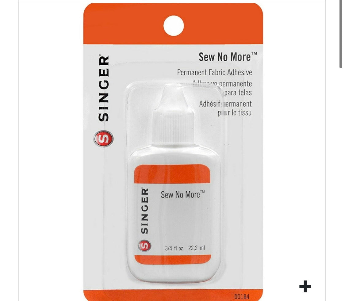 SINGER-FABRIC GLUE .75oz