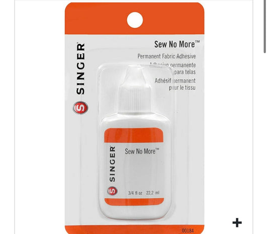 SINGER-FABRIC GLUE .75oz