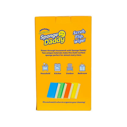 Scrub Daddy Sponge Daddy Cleaning Sponges, Multi-Color, 12 ct.