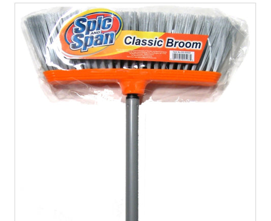 BROOM- CLASSIC STRAIGHT – “SPIC-N-SPAN”