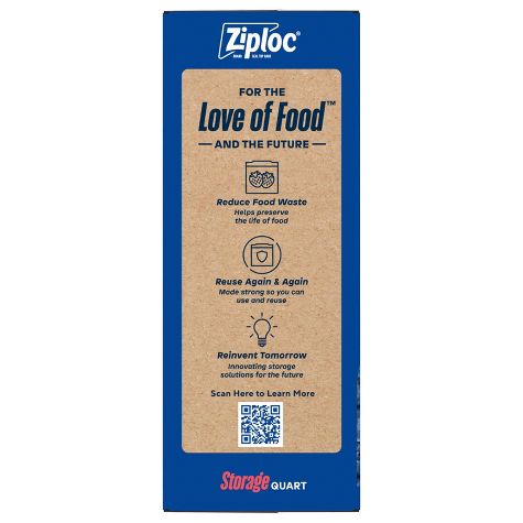 Ziploc Storage quart bags 48 count