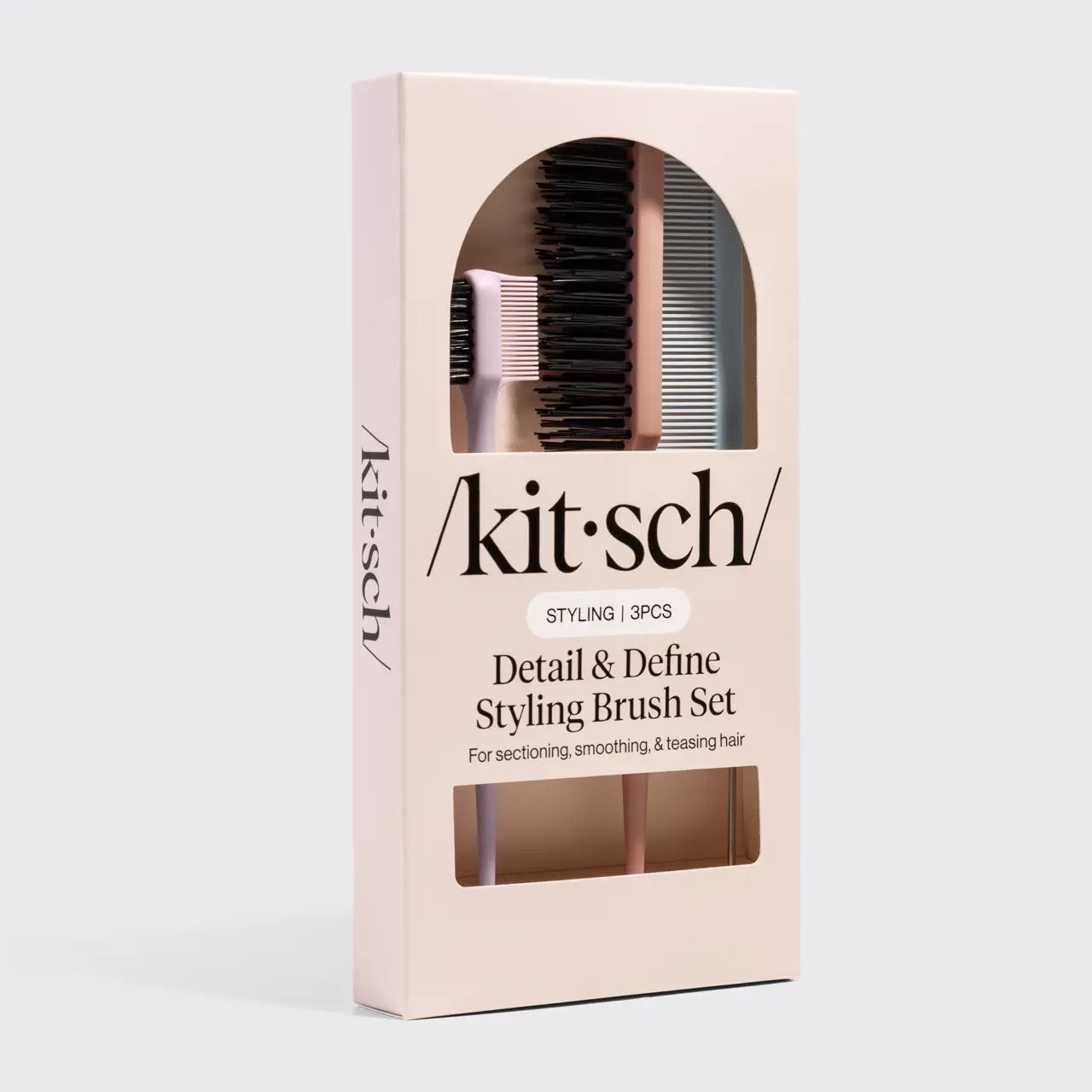 Kit.sch/ detailing fine styling brush set  3 pcs ￼