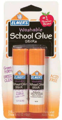 Elmers Glue Sticks Sm 2pk