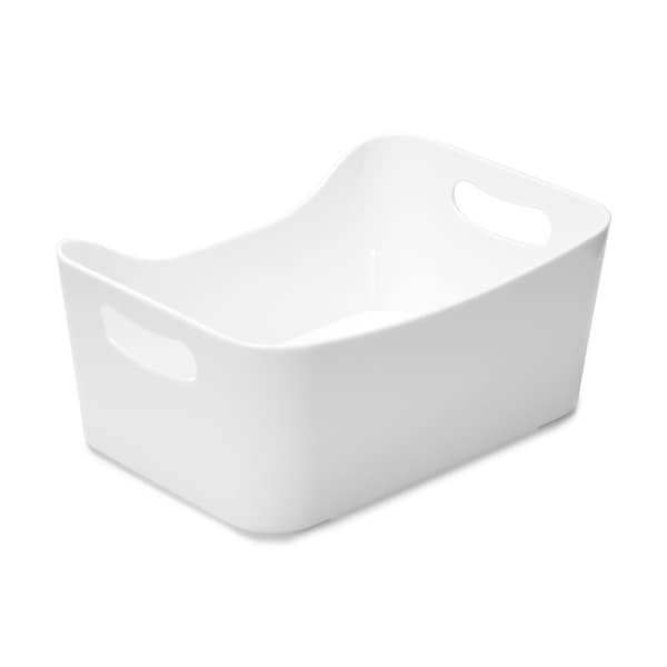 Storage basket white