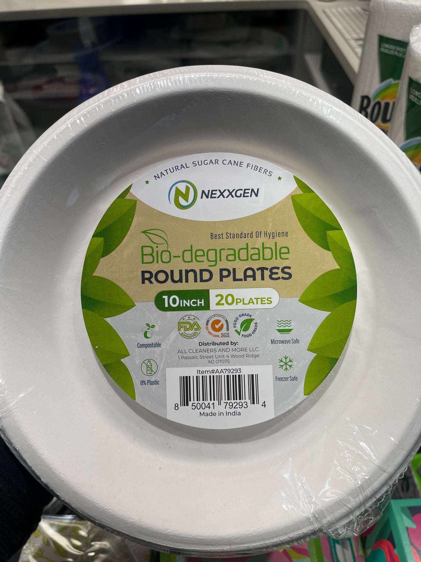 10 inch biodegradable plastic plates