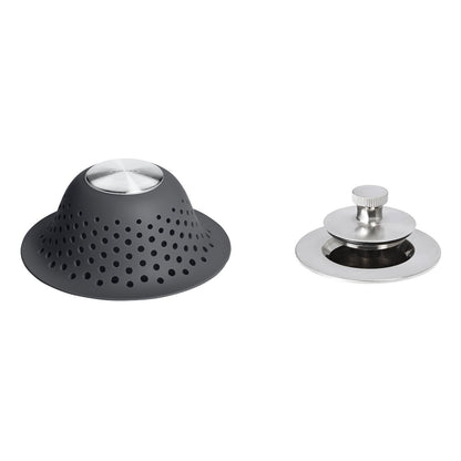 OXO Shower and Bath Tub Drain Protector Gray