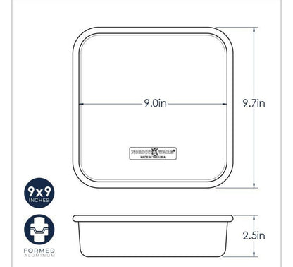 Naturals® 9" Square Cake Pan