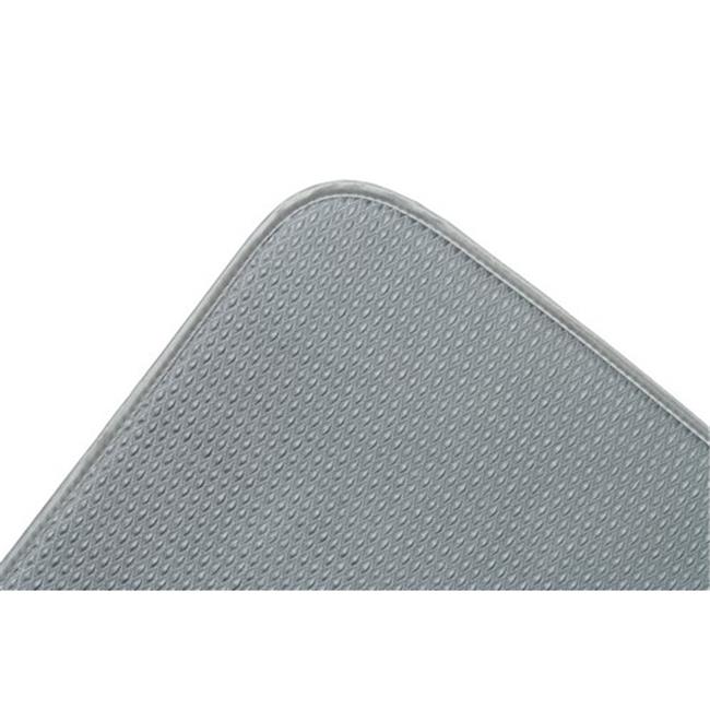 Dish Drying Mat Gray 16"x18"