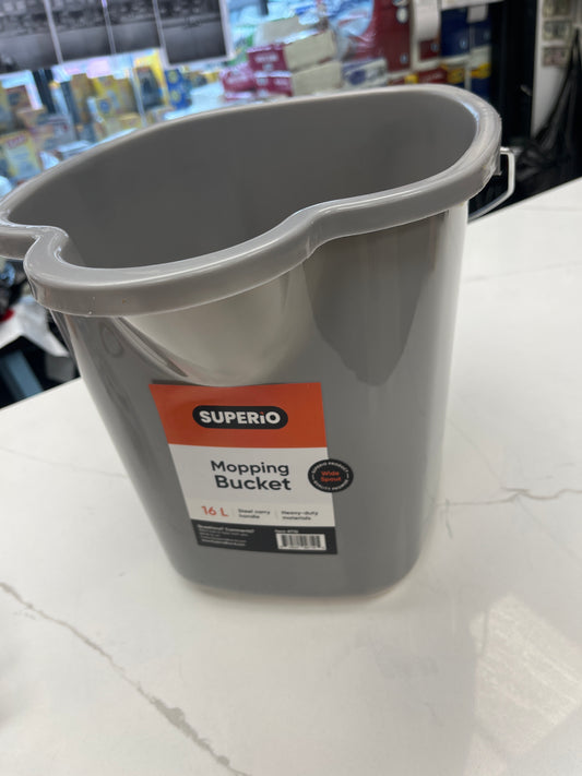 Mopping bucket, 16L gray color