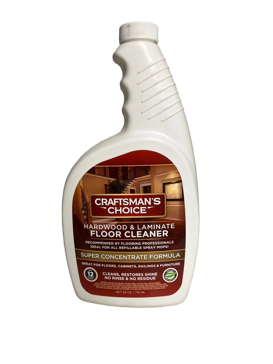 Craftsman choice, poly Cayre, wood floor cleaner