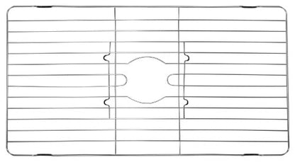 Stainless Steel Sink Protector With Coated Feet  24x12