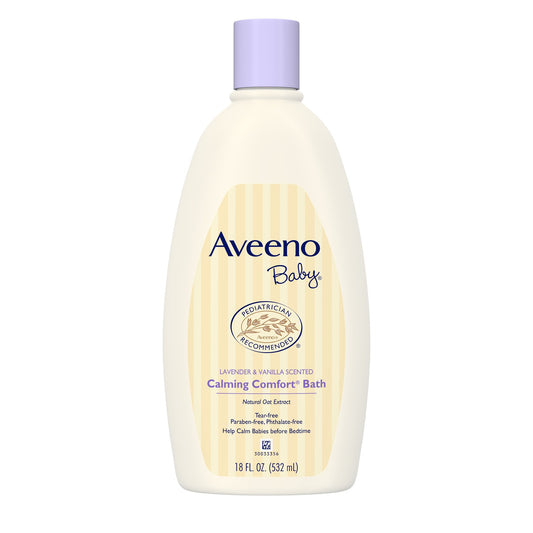 Aveeno baby calming comfort bath lavender