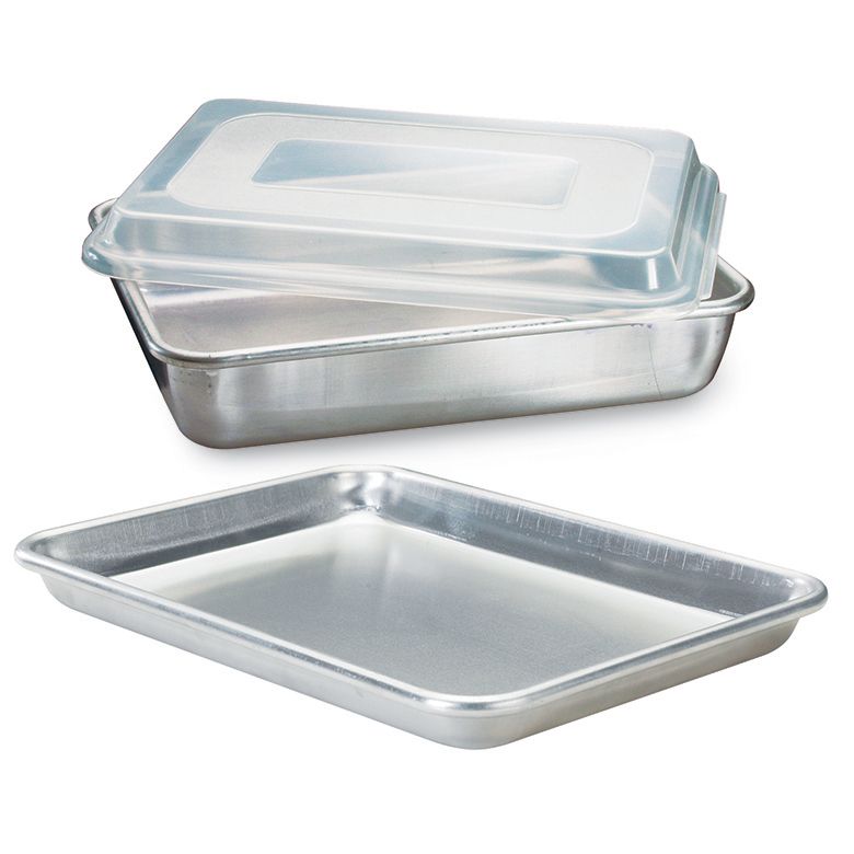 Three-piece Baker set tray with cover
