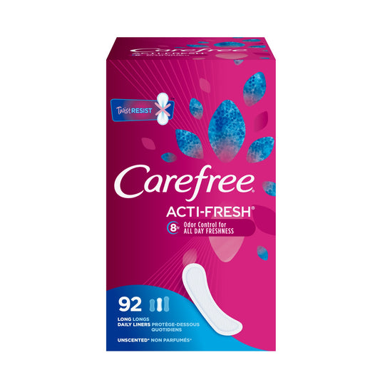 Carefree liners, 92 count