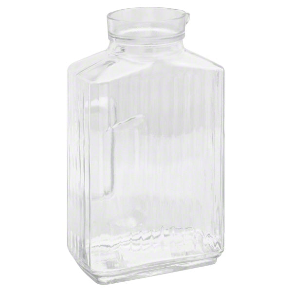 Pitcher Glass 2qt W/Cover