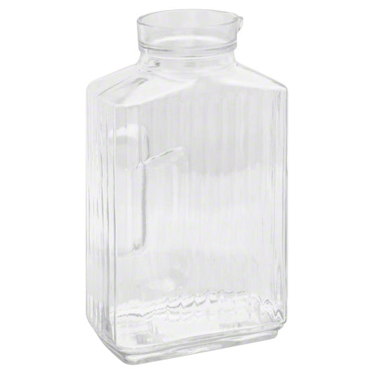 Pitcher Glass 2qt W/Cover