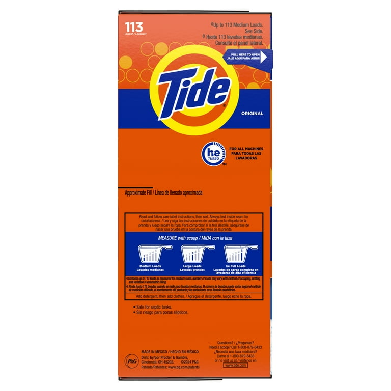 Tide powder Laundry Detergent 113 loads