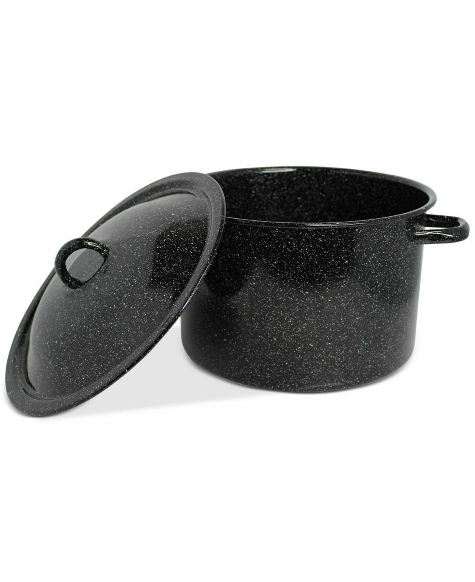 12 quart enamel stock pot roaster