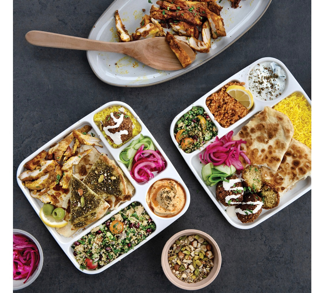 Divided Meal Tray - Set of 2