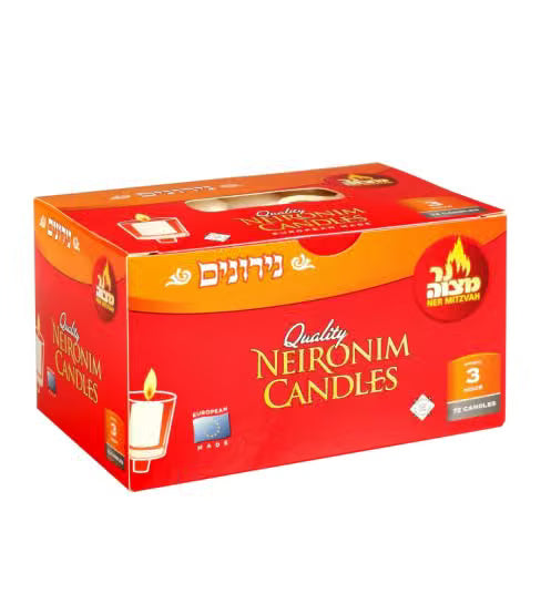 Neironim 3 Hour Candles - 72 Pk