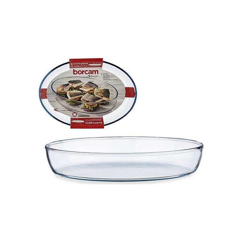 Borcam Oval glass tray