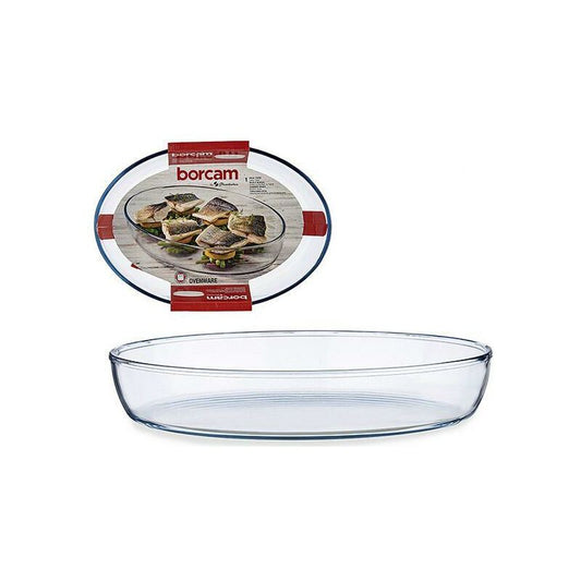 Borcam Oval glass tray