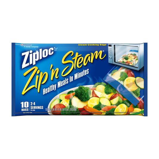 Ziploc Zip N Steam Bags 7"x8"
