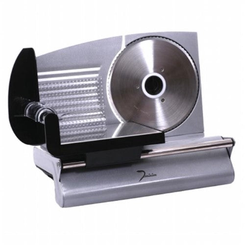 Electric food, slicer, stainless steel blade