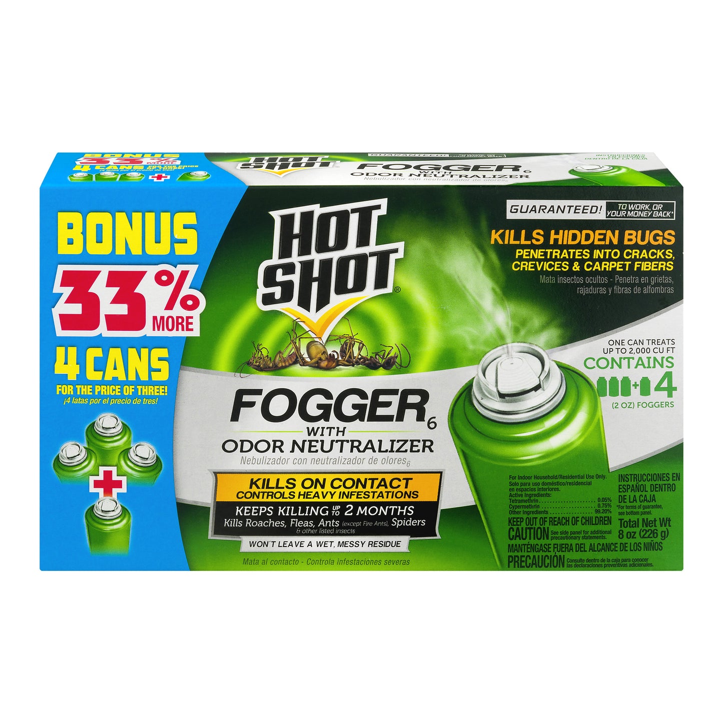 Hot Shot Fogger 2oz 4pk