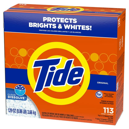 Tide powder Laundry Detergent 113 loads