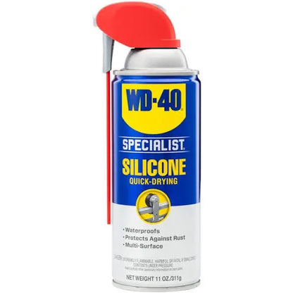 WD-40 11 oz. Silicone, Quick-Drying Lubricant with Smart Straw Spray