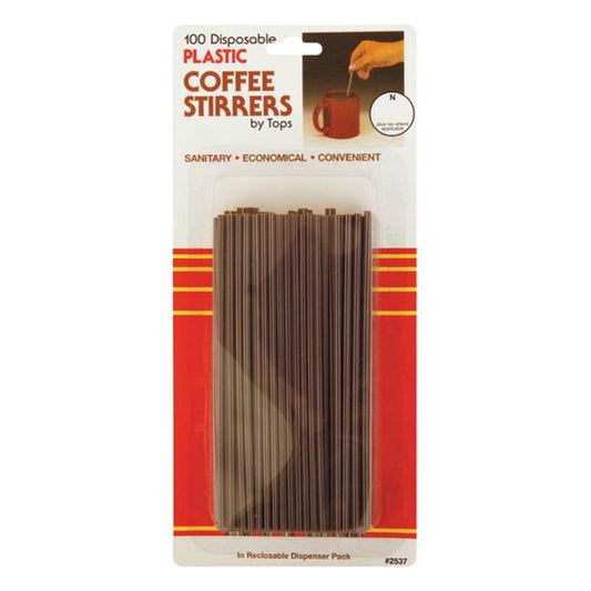 Plastic coffee stirrers