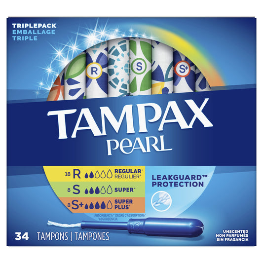 Tampax pearl triple pack