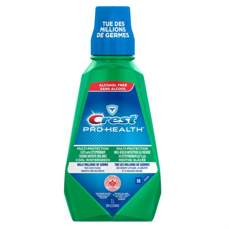 Crest, cool mint green