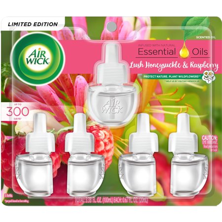 Airwick essential oils, lush honey