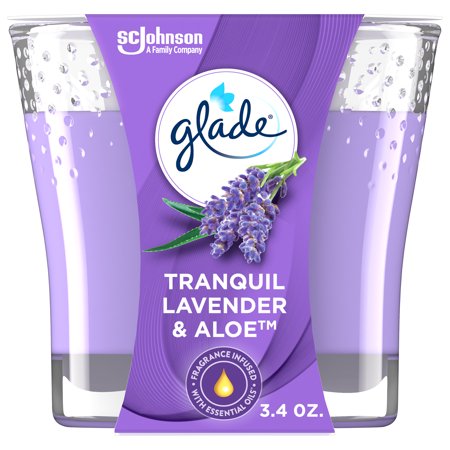 Glade candle lavender