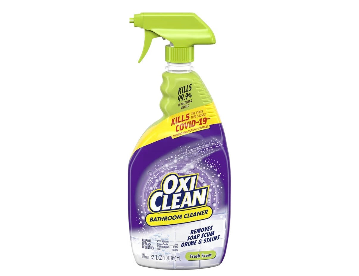 OxiClean bathroom cleaner spray