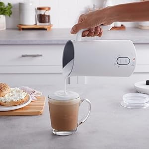 Instant Pot Instant Milk Frother, 4-in-1 Electric Milk Steamer