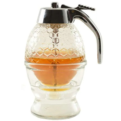 Honey/syrup dispenser hand trigger release ￼