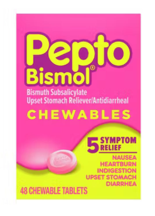 Pepto Bismol chewables