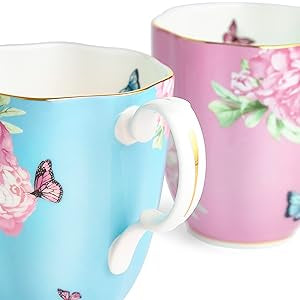 ROYAL ALBERT MIRANDA KERR FRIENDSHIP MUG, MIXED SET OF 4