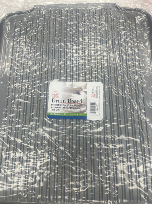 19"x15" Drain Board Metallic