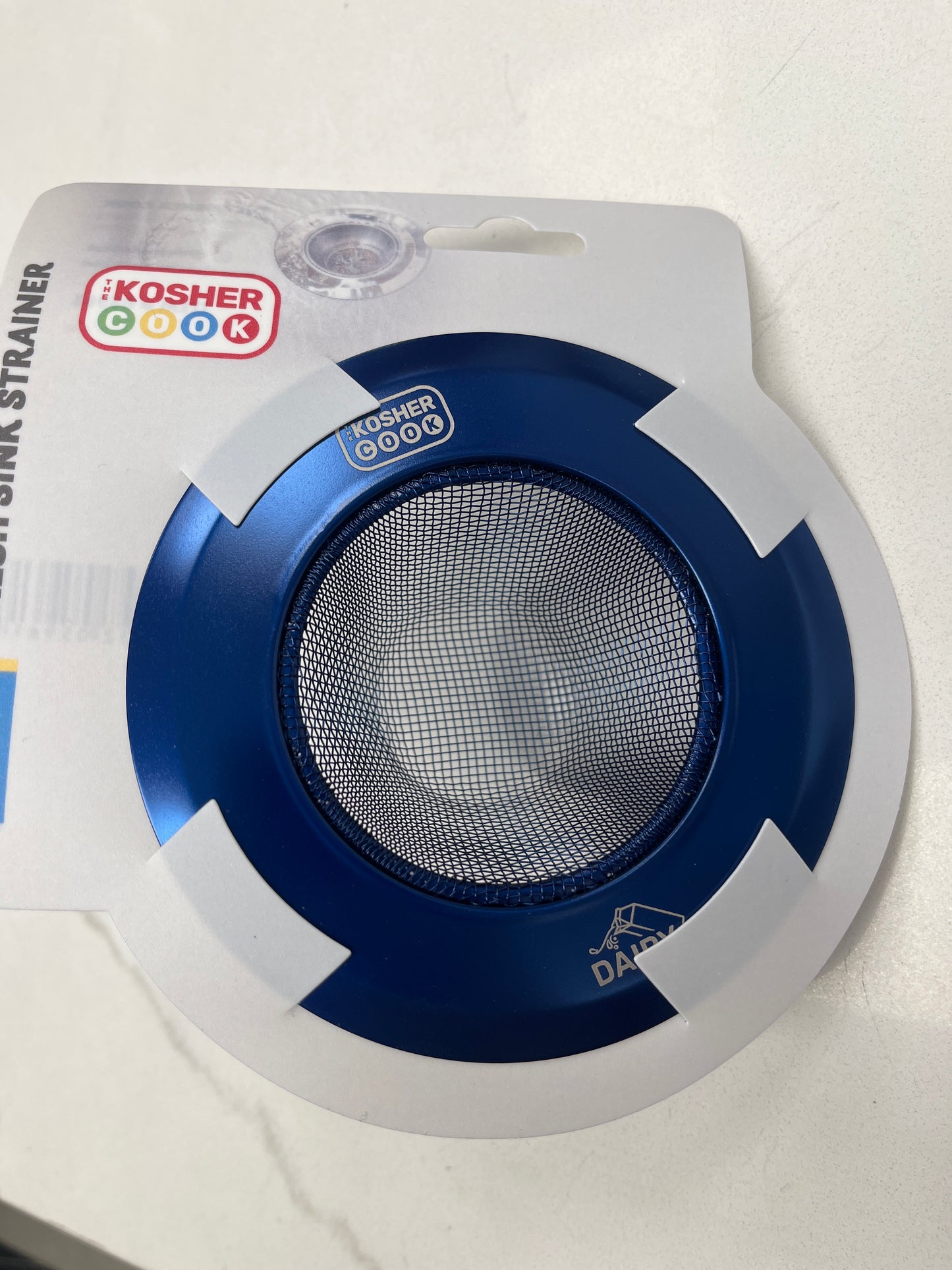4.5" DAIRY Mesh Sink Strainer Blue