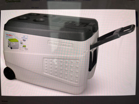 Husky hard side wheeled cooler, 50 quarts