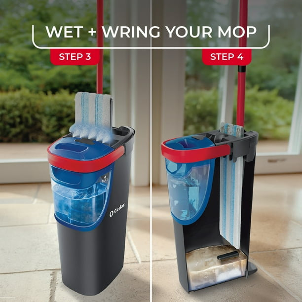 O-Cedar H2 Pro flat mop system