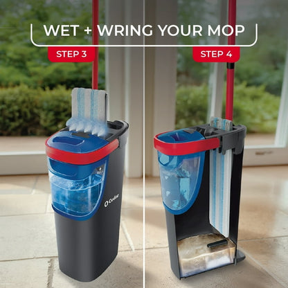 O-Cedar H2 Pro flat mop system